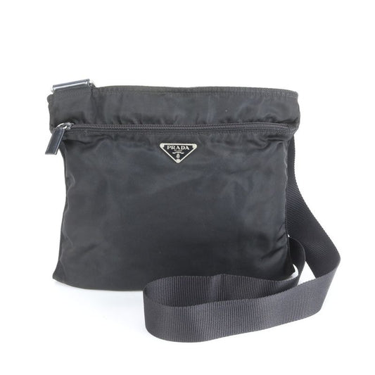Prada Tessuto Nylon Triangle Logo Shoulder Bag Crossbody Messenger Commuter