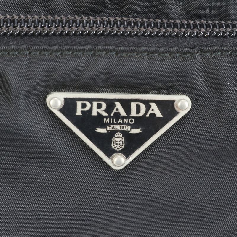 Prada Tessuto Nylon Triangle Logo Shoulder Bag Crossbody Messenger Commuter