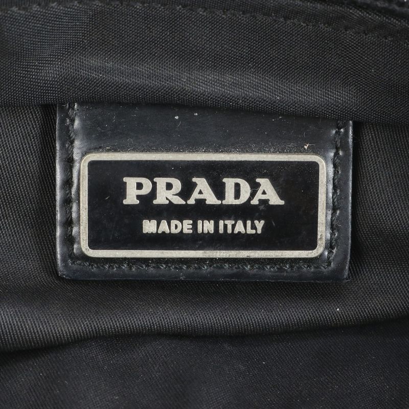 Prada Tessuto Nylon Triangle Logo Shoulder Bag Crossbody Messenger Commuter
