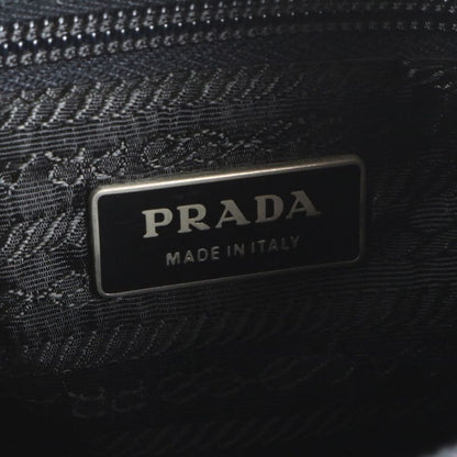 Prada Tessuto Nylon Triangle Logo Leather Shoulder Bag Crossbody Messenger
