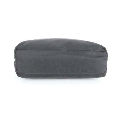 Prada Tessuto Nylon Triangle Logo Tote Bag Shoulder Black Women ECE Cx24-4