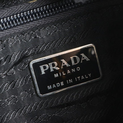 Prada Tessuto Nylon Triangle Logo Leather Backpack Sac Backpack Women ERE Cx28-3
