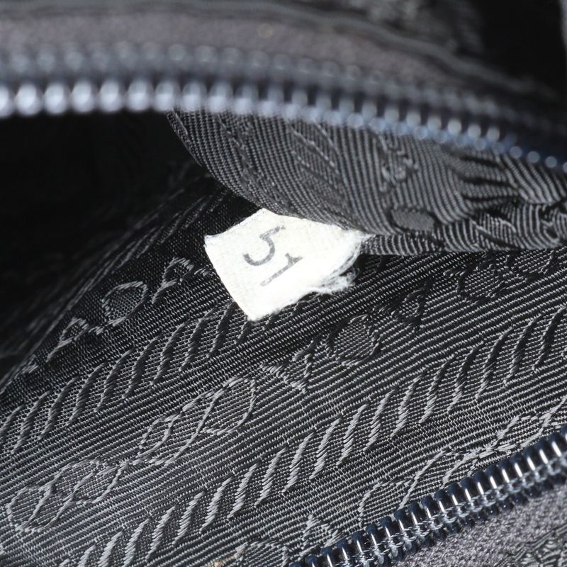 Prada Tessuto Nylon Triangle Logo Leather Backpack Sac Backpack Women ERE Cx28-3