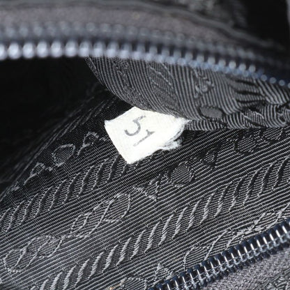 Prada Tessuto Nylon Triangle Logo Leather Backpack Sac Backpack Women ERE Cx28-3