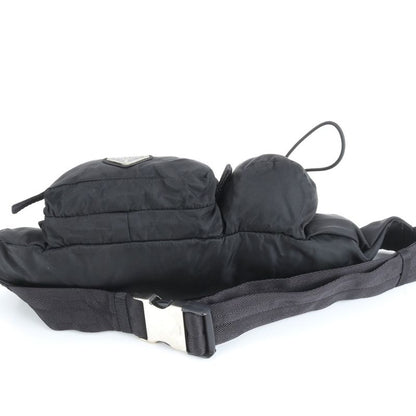 Prada Tessuto Nylon Triangle Logo 2WAY Body Bag Crossbody Body Waist Pouch