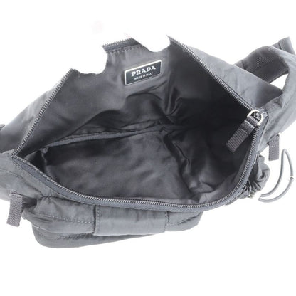 Prada Tessuto Nylon Triangle Logo 2WAY Body Bag Crossbody Body Waist Pouch