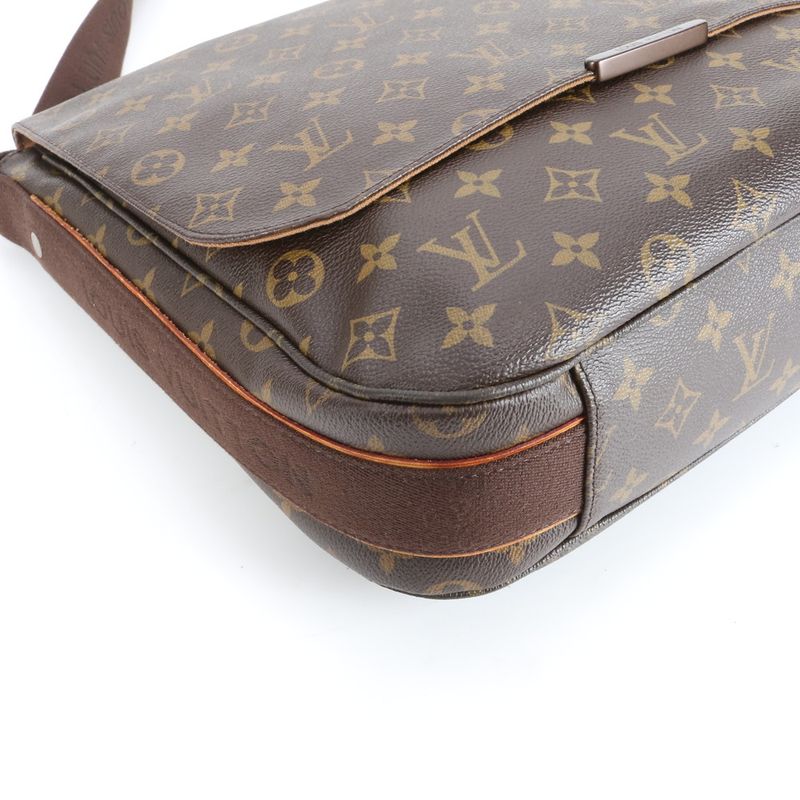 Louis Vuitton Monogram Messenger MM Bobol M97038 Leather Business Bag Shoulder