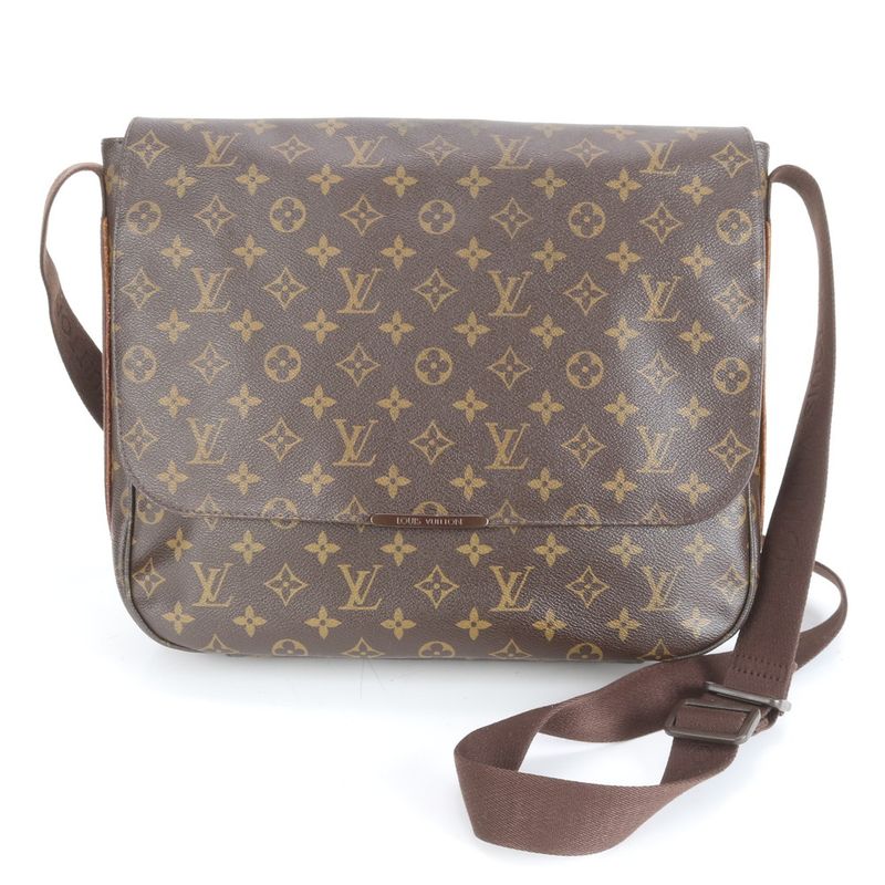 Louis Vuitton Monogram Messenger MM Bobol M97038 Leather Business Bag Shoulder