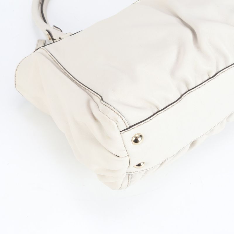 Gucci With Control Card Abby Leather Tote Bag Mini Boston Shoulder Hand 189831