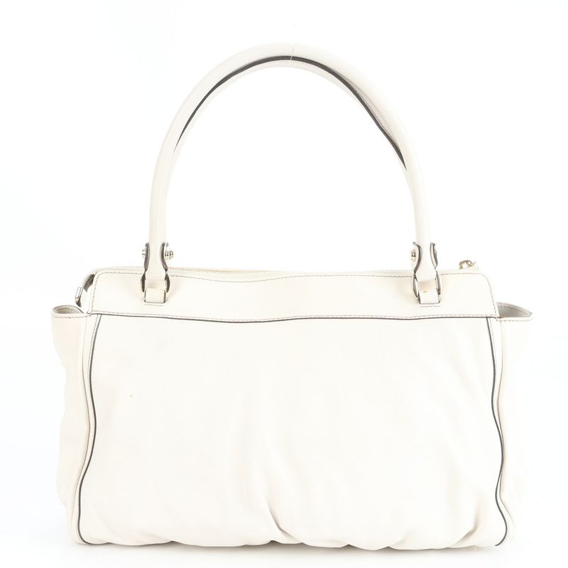 Gucci With Control Card Abby Leather Tote Bag Mini Boston Shoulder Hand 189831