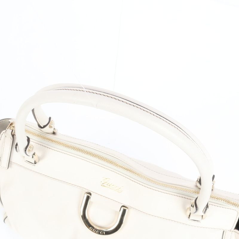 Gucci With Control Card Abby Leather Tote Bag Mini Boston Shoulder Hand 189831