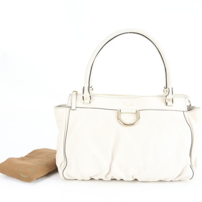 Gucci With Control Card Abby Leather Tote Bag Mini Boston Shoulder Hand 189831