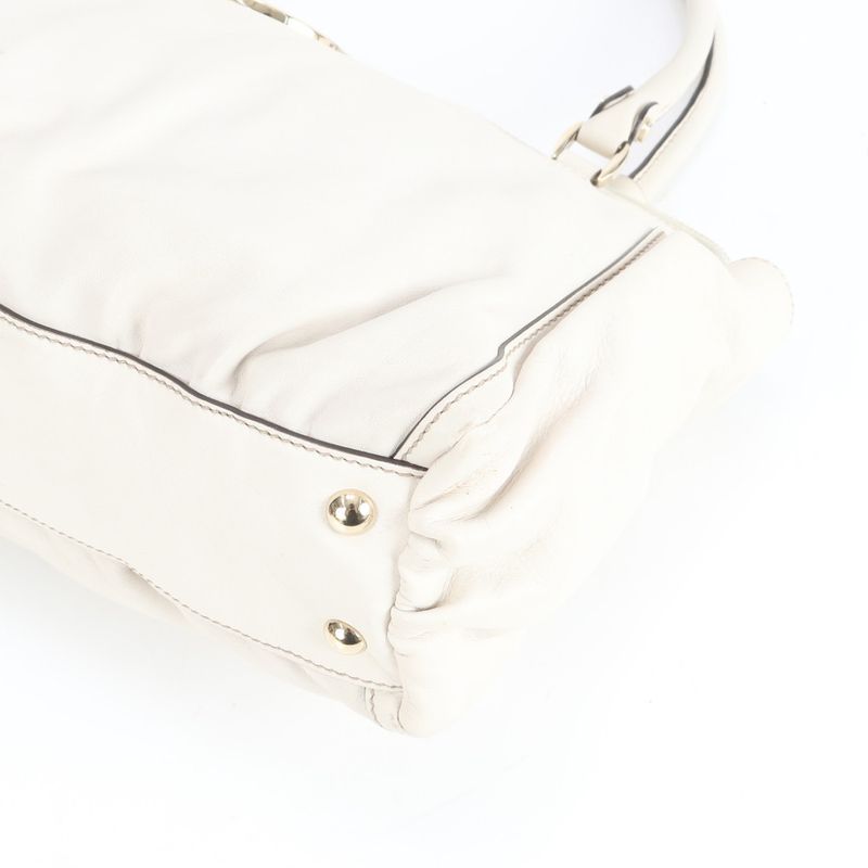 Gucci With Control Card Abby Leather Tote Bag Mini Boston Shoulder Hand 189831