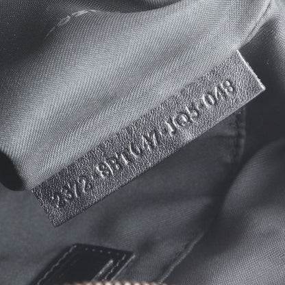 Fendi Zucchino 8bt047 Leather Shoulder Bag Crossbody Black Women ERE Cx28-10