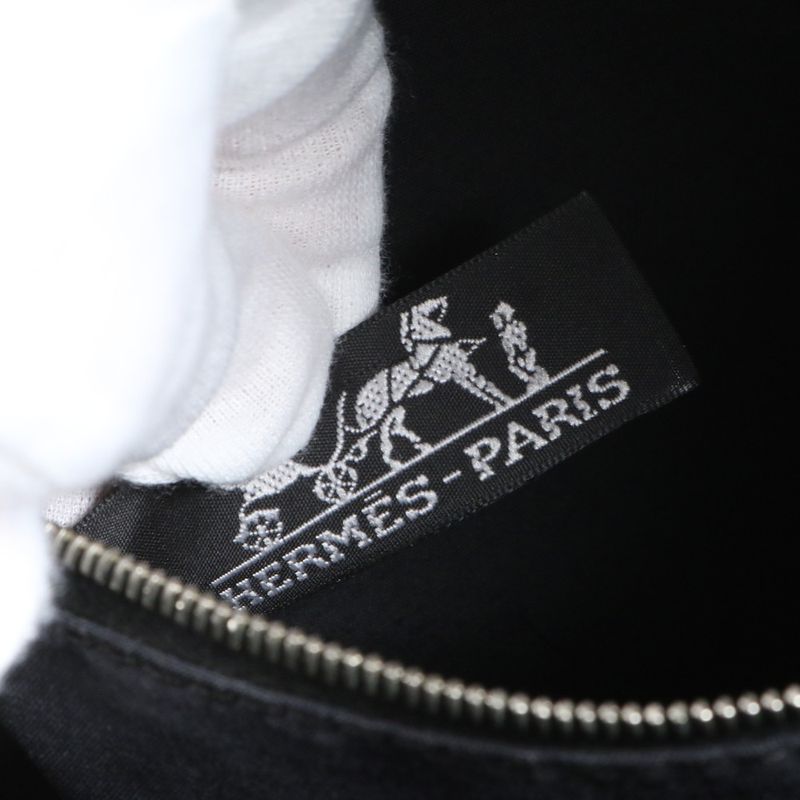 Hermes Acapulco Sac Ad Leather Backpack Sac Backpack Black Business A4 Men's