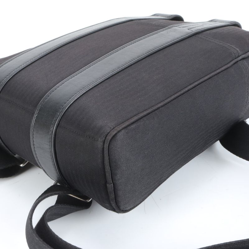 Hermes Acapulco Sac Ad Leather Backpack Sac Backpack Black Business A4 Men's