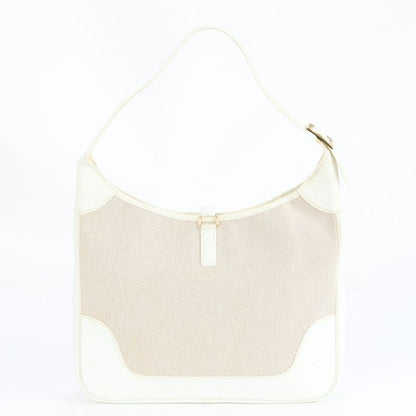 Hermes Trim 35 □I Mark Leather Toile Ash Shoulder Bag Shoulder One Shoulder