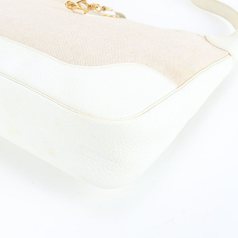 Hermes Trim 35 □I Mark Leather Toile Ash Shoulder Bag Shoulder One Shoulder