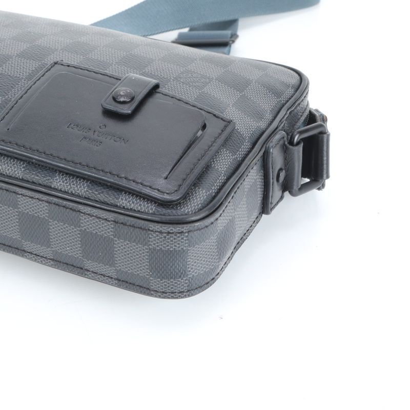 Louis Vuitton Damier Graphite Alpha Messenger N40188 Leather Shoulder Bag