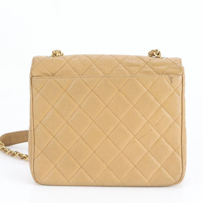 Chanel Serial Sticker Matelasse Caviar Skin Leather Shoulder Bag Crossbody