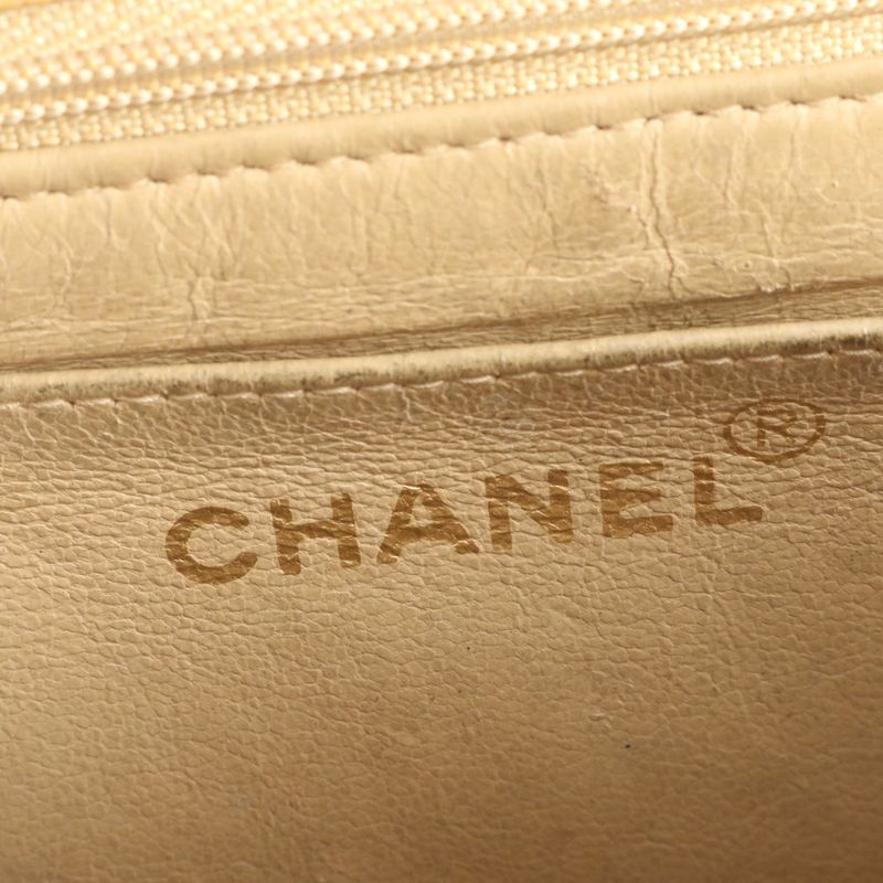 Chanel Serial Sticker Matelasse Caviar Skin Leather Shoulder Bag Crossbody