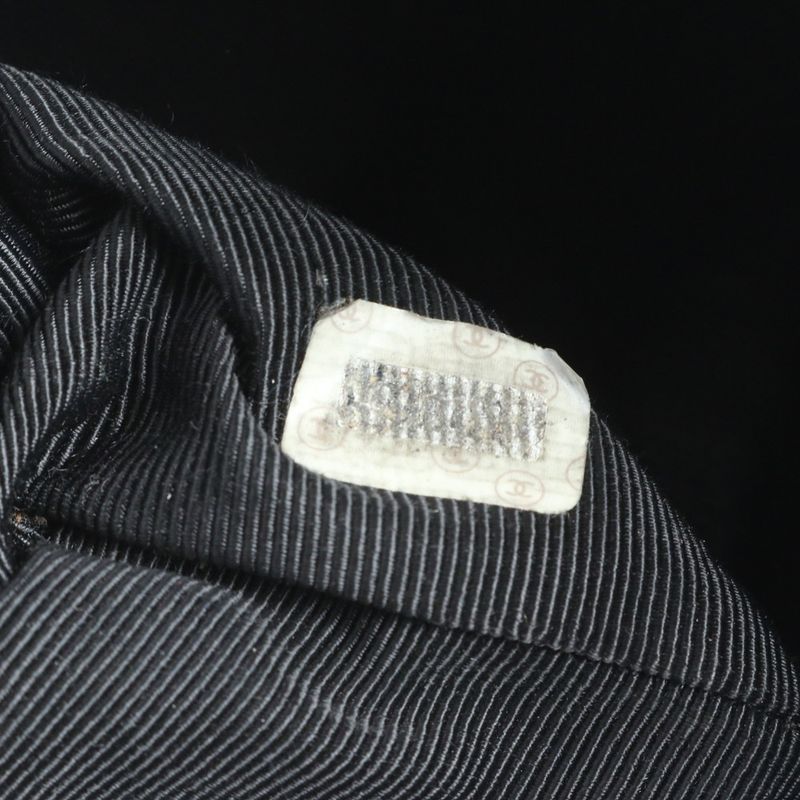 Chanel Triple Coco Drawstring With Serial Seal Caviar Skin Leather Shoulder Bag