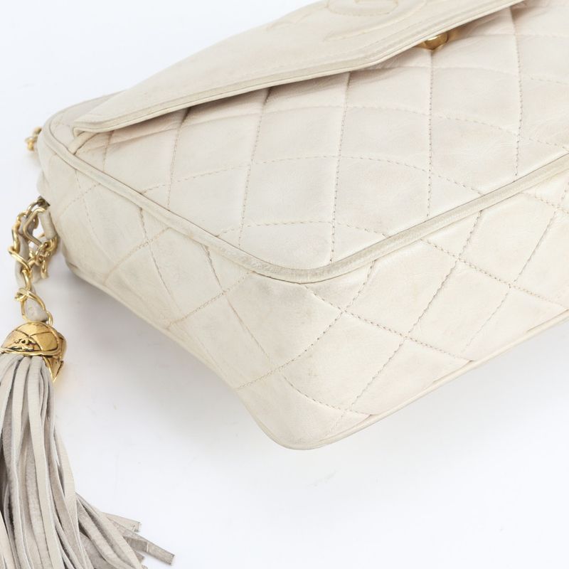 Chanel Authenticity Card With Serial Seal Matelasse Lamb Leather Chain Shoulder