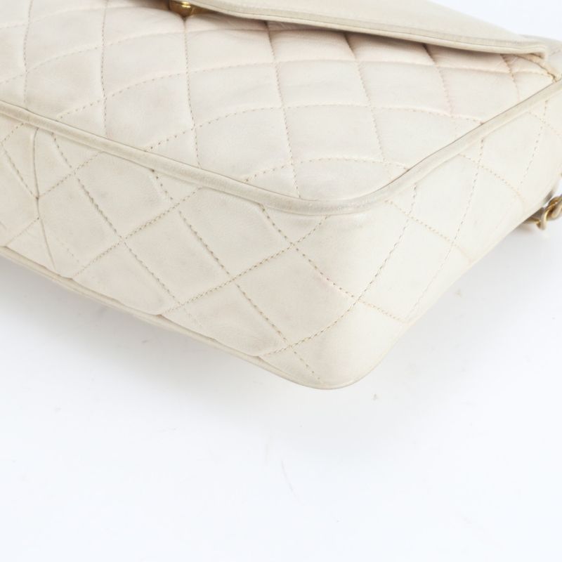 Chanel Authenticity Card With Serial Seal Matelasse Lamb Leather Chain Shoulder