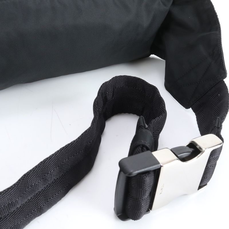 Prada Tessuto Nylon Triangle Logo Body Bag Crossbody Body Waist Pouch Men ERE