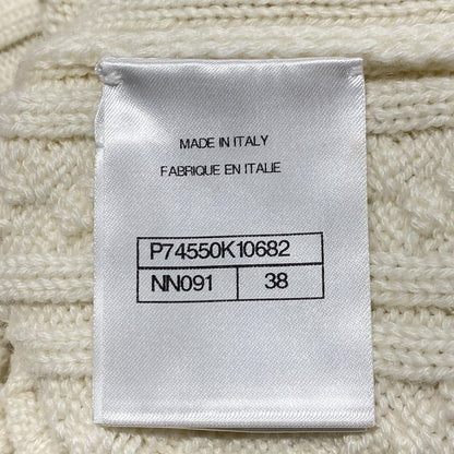 Chanel Long Sleeve Sweater Size 38 M Women - P74550 White X Pink X Navy V-neck