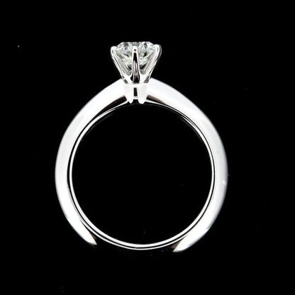 Tiffany & Co Solitaire 056ct Diamond Ring I-vvs1-3ex Pt950