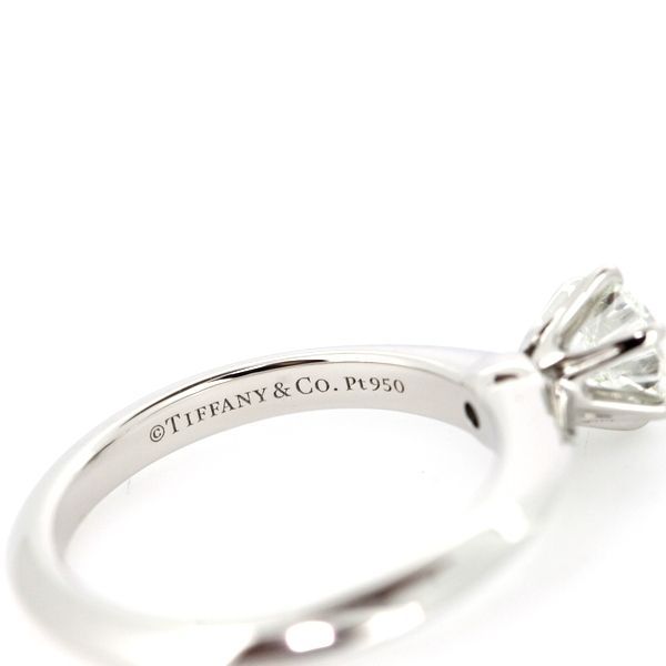 Tiffany & Co Solitaire 056ct Diamond Ring I-vvs1-3ex Pt950
