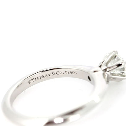 Tiffany & Co Solitaire 056ct Diamond Ring I-vvs1-3ex Pt950