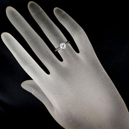 Tiffany & Co Solitaire 056ct Diamond Ring I-vvs1-3ex Pt950