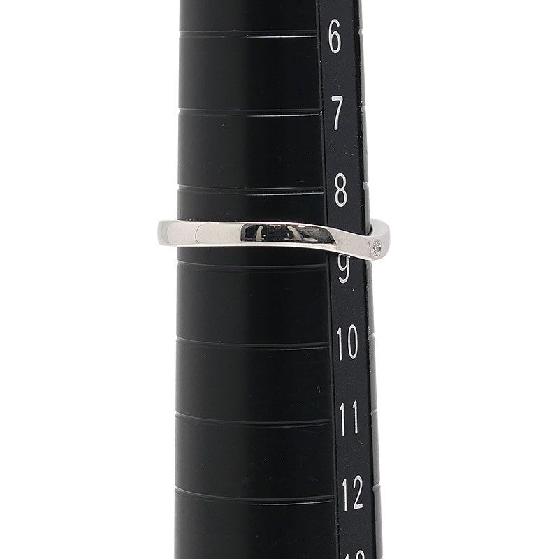 Cartier Ballerina Ring Size Approx 8.5 Pt950 3 Diamonds