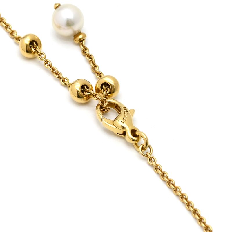 Bvlgari Bvlgari Necklace Allegra Multicolor 18k Yellow Gold Diamond Pearl