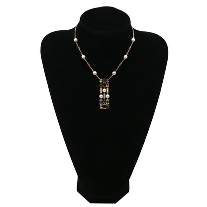 Bvlgari Bvlgari Necklace Allegra Multicolor 18k Yellow Gold Diamond Pearl