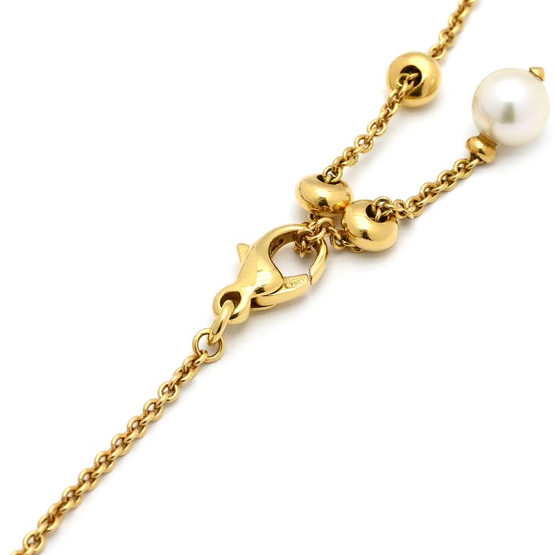 Bvlgari Bvlgari Necklace Allegra Multicolor 18k Yellow Gold Diamond Pearl