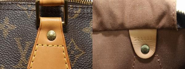 Louis Vuitton Speedy -35 Monogram Canvas Handbag Boston Padlock Brown [brand