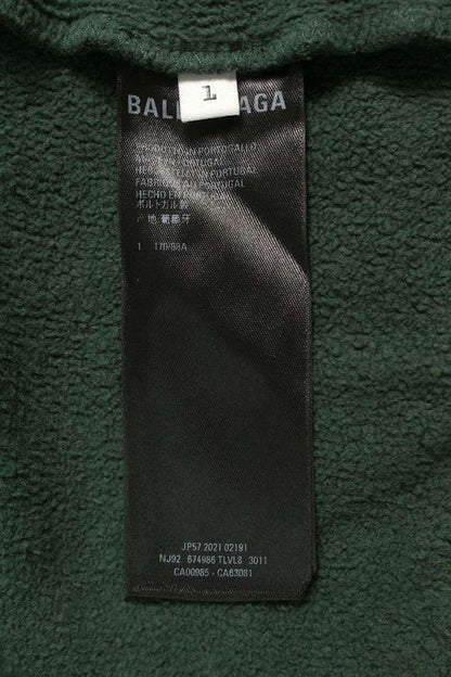 Balenciaga 22SS 674986 Tlvl8 Paris Embroidered Pullover Hoodie Men 1