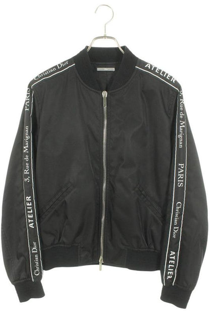 Dior Homme 18AW 863c439a3962 Atelier Logo Tape MA-1 Bomber Jacket Blouson Men 50