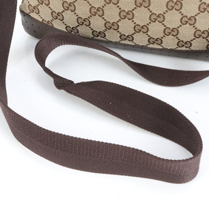 Gucci GG Canvas With Control Card 145857 Leather Shoulder Bag Crossbody