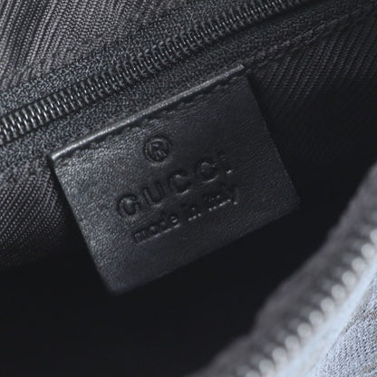 Gucci GG Canvas Leather Shoulder Bag Shoulder One Shoulder Black Genuine