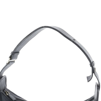 Gucci GG Canvas Leather Shoulder Bag Shoulder One Shoulder Black Genuine