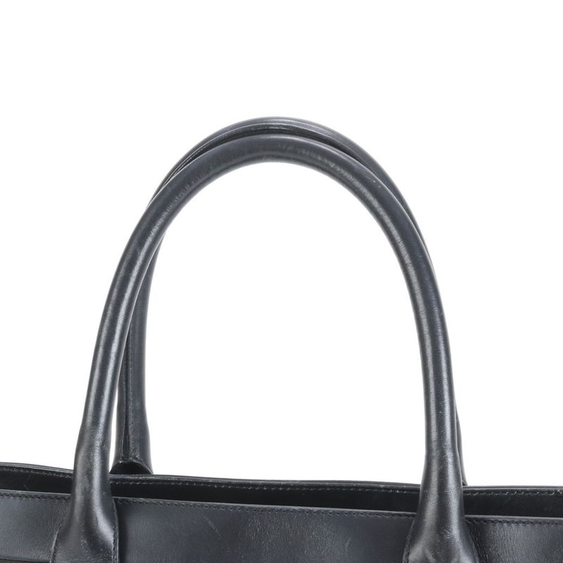 Gucci GG Canvas Leather Tote Bag Hand Black 002-1119 Women's EUE Cx33-2