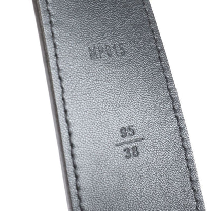 Louis Vuitton X Supreme Collaboration Monogram Santure LV Initial Leather Belt