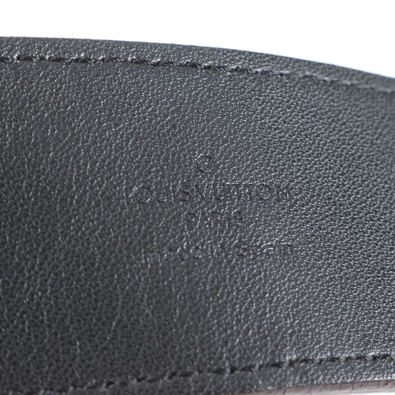 Louis Vuitton X Supreme Collaboration Monogram Santure LV Initial Leather Belt