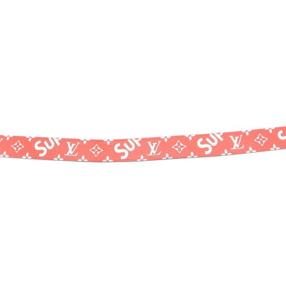 Louis Vuitton X Supreme Collaboration Monogram Santure LV Initial Leather Belt