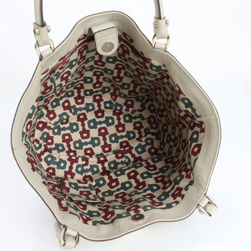 Guccissima Abby Leather Tote Bag Shoulder 211982 Gold Hardware Genuine Leather