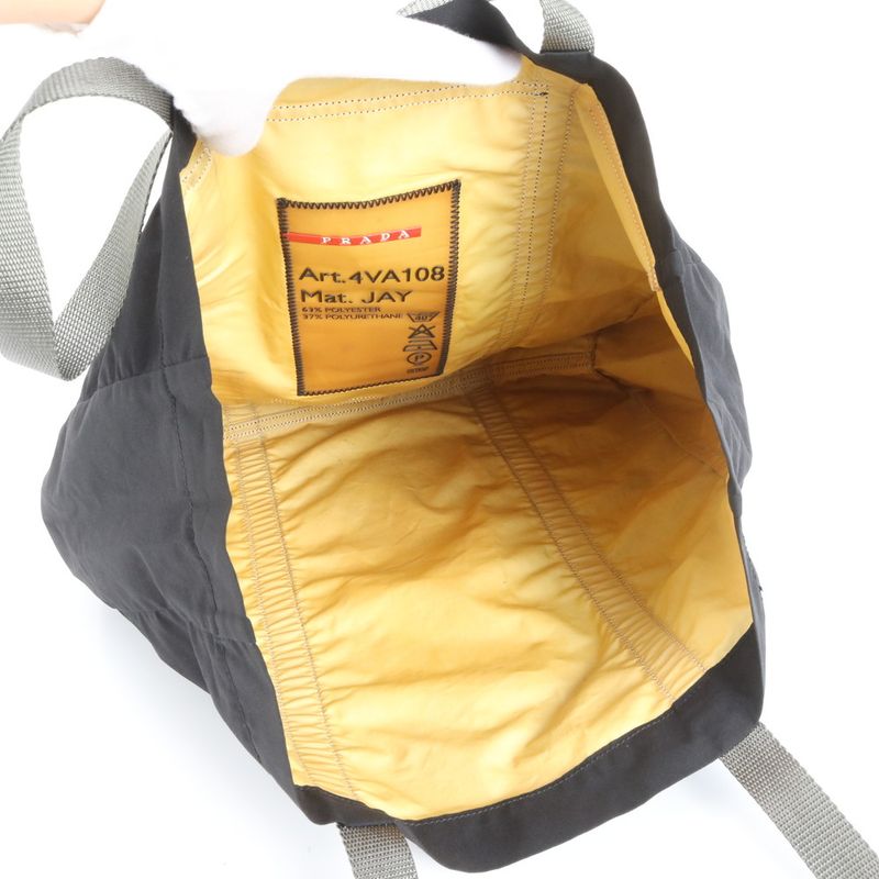 Prada Sport Authenticity With Card 4va108 Tote Bag Shoulder Black A4 Men's ERE